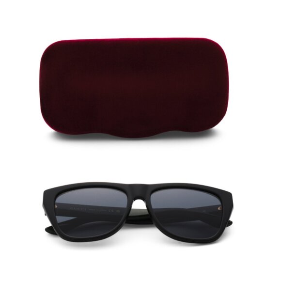 GUCCI Black Multi 57mm Square Designer Sunglasses - Picture 1 of 2